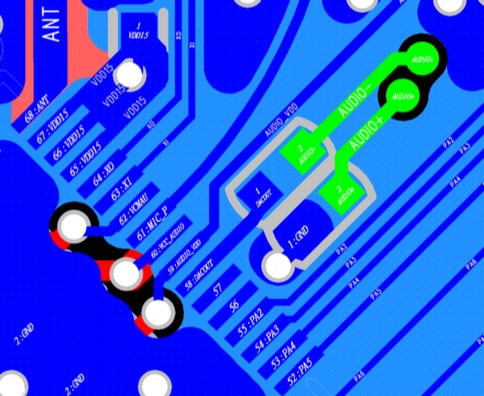 Audio DAC Output Layout