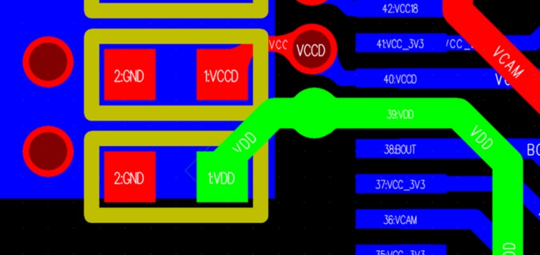 VDD Power Supply Layout